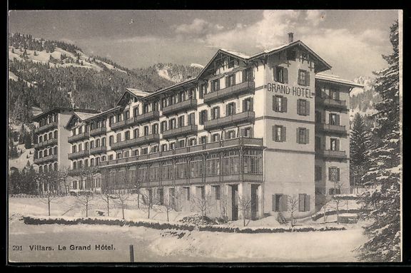 Ansichtskarten: AK Villars, Le Grand Hotel – Gebraucht aus Berlin von bartko-reher
