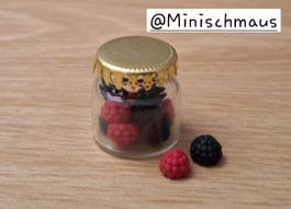 Gummibärchen Berries Glas Handgemacht, auch für Maileg