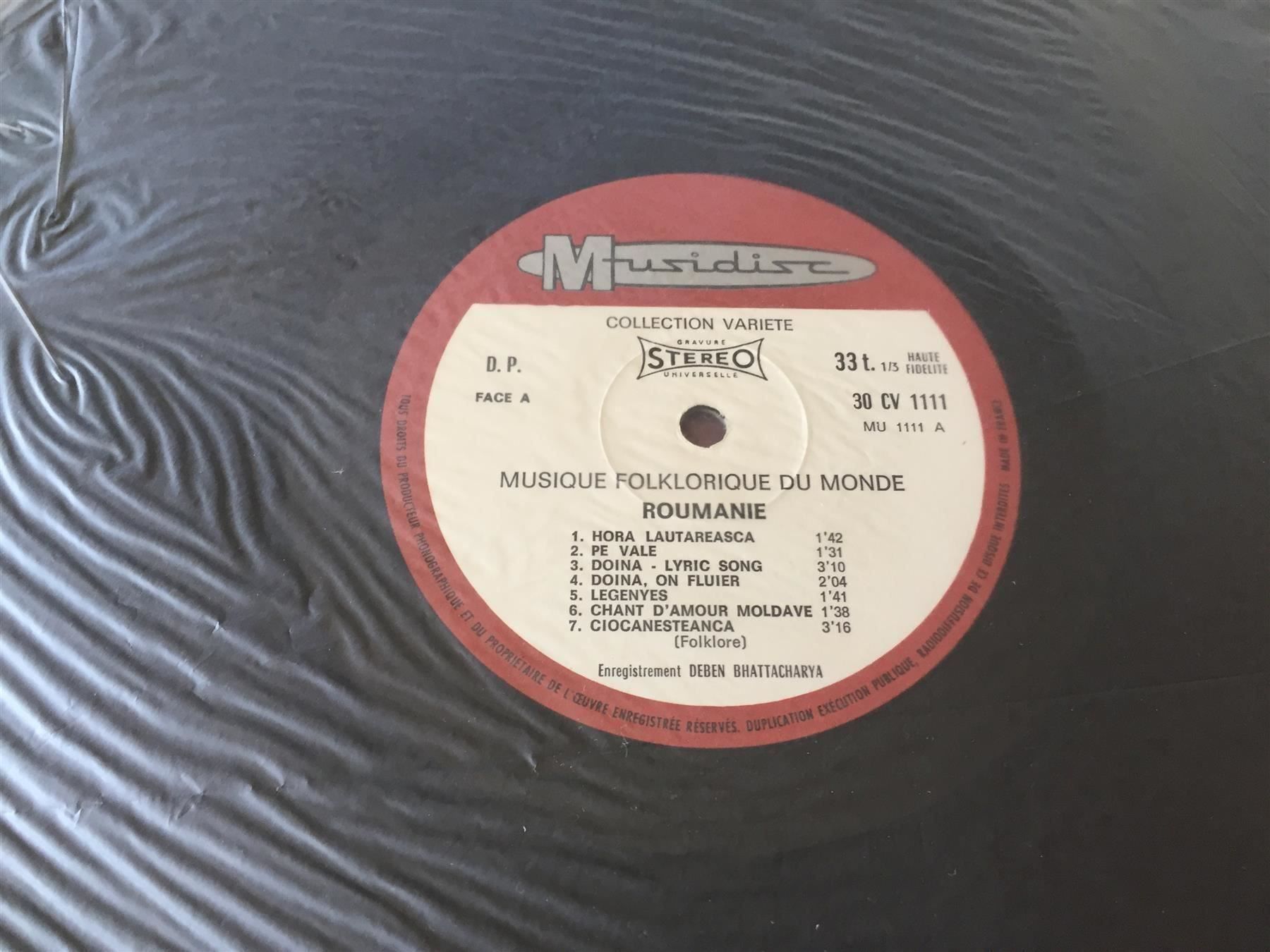 Dischi in vinile: Deben Bhattacharya Roumanie Romania  LP – Usato da Genève venduto da Cockattoo 3