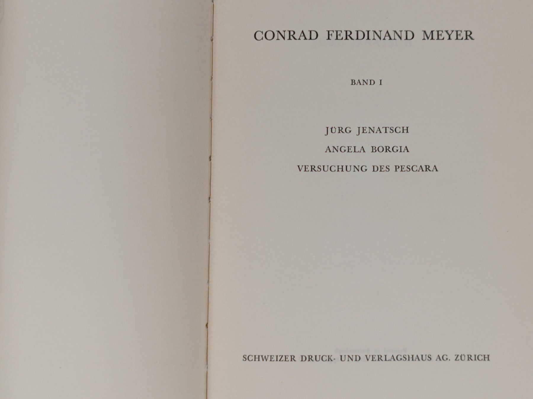 Libri: C.F. MEYERS Werke 1-3 – Usato da Suhr venduto da Restwert_Suhr 3