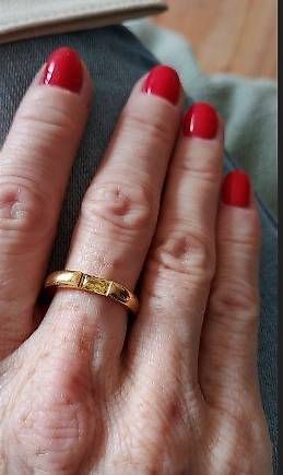 Anelli: Bague en acier inoxydable taille 52 – Nuovo e nell'imballaggio originale da Crans VS venduto da est_8mbd