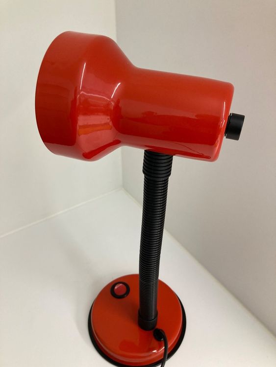 Lampe de table Veneta Lumi Space Age Forme d'œil vintage Italie, années 1970 - En vente sur France