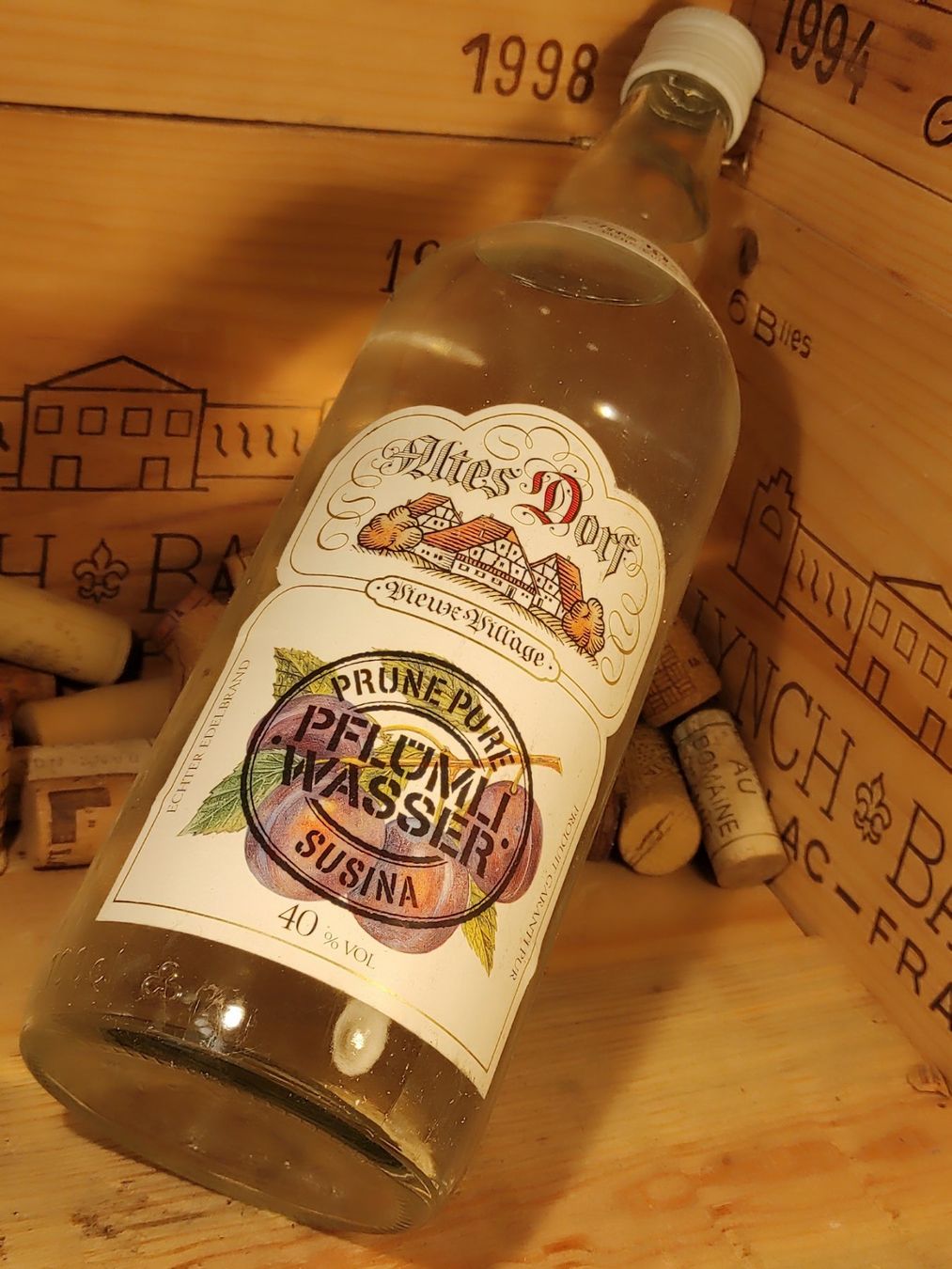 Bevande alcoliche: Pflümliwasser altes Dorf – Nuovo (secondo la descrizione) da Büsserach venduto da Vintage-vins 1