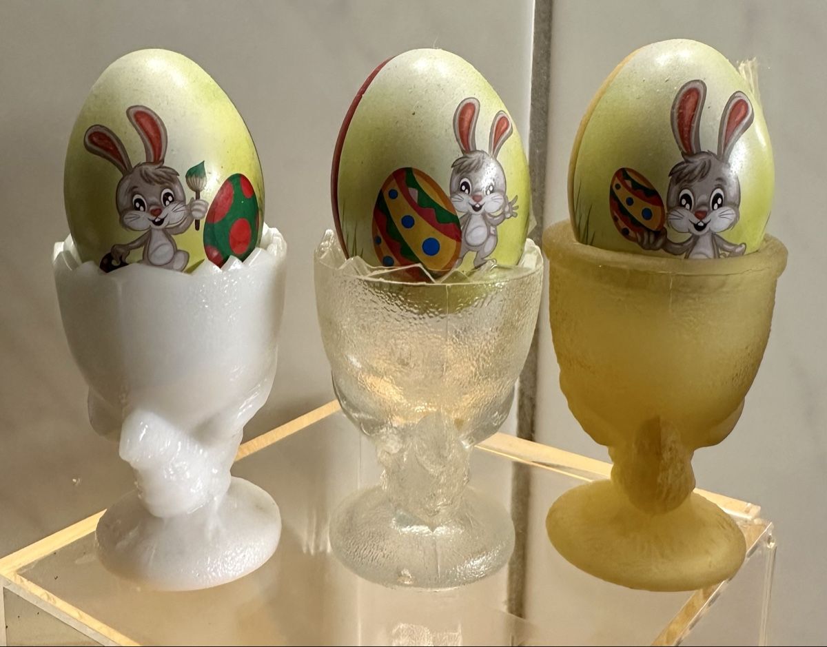 Altre Stoviglie: 3er Set Vintage Eierbecher "Vogelfuss", Ostern steht vor! – Usato da Zürich venduto da c_d_r 1