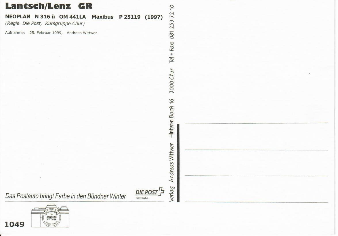 Cartes postales: Postauto nach Davos – D'occasion à Hochdorf par Ziegel-16 1