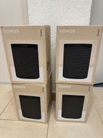 4x Sonos One SL Lautsprecher schwarz NEU