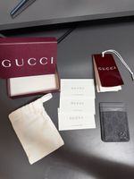 ORIGINALES wie neu Gucci kartenetui- magnetische Kartenhülle