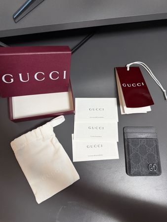 ORIGINALES wie neu Gucci kartenetui- magnetische Kartenhülle