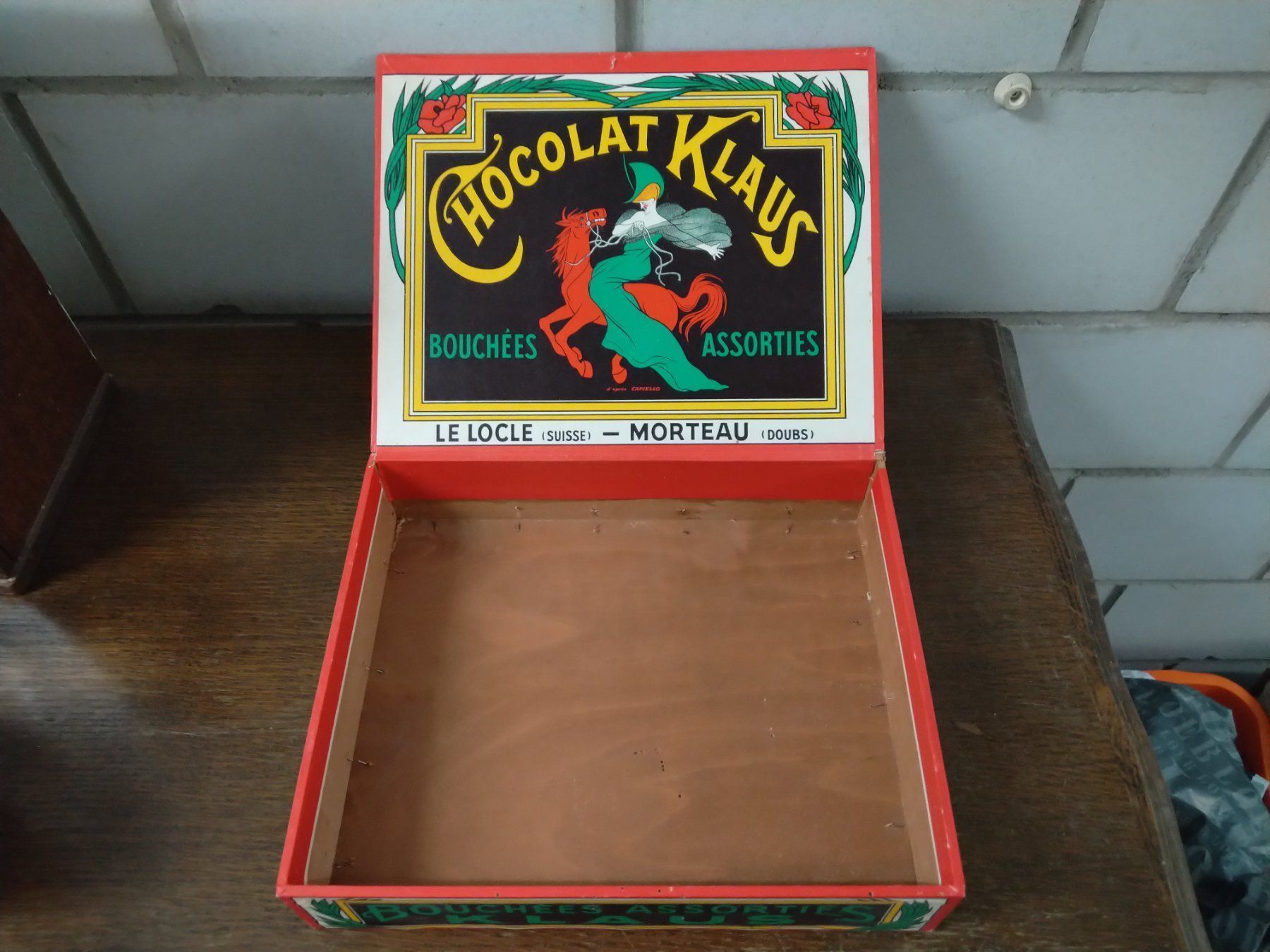 Casse di trasporto: Chocolat Klaus Schatulle 20er Jahre – Usato da Evilard venduto da Kody0 2