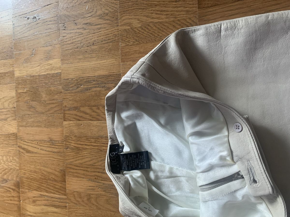 Pantaloni: Echtleder hose beige BCBG max azria – Usato da Zürich venduto da Nikuska32 4