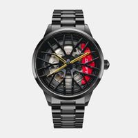 DriftElement Motorsport Felgenuhr Swiss Rot