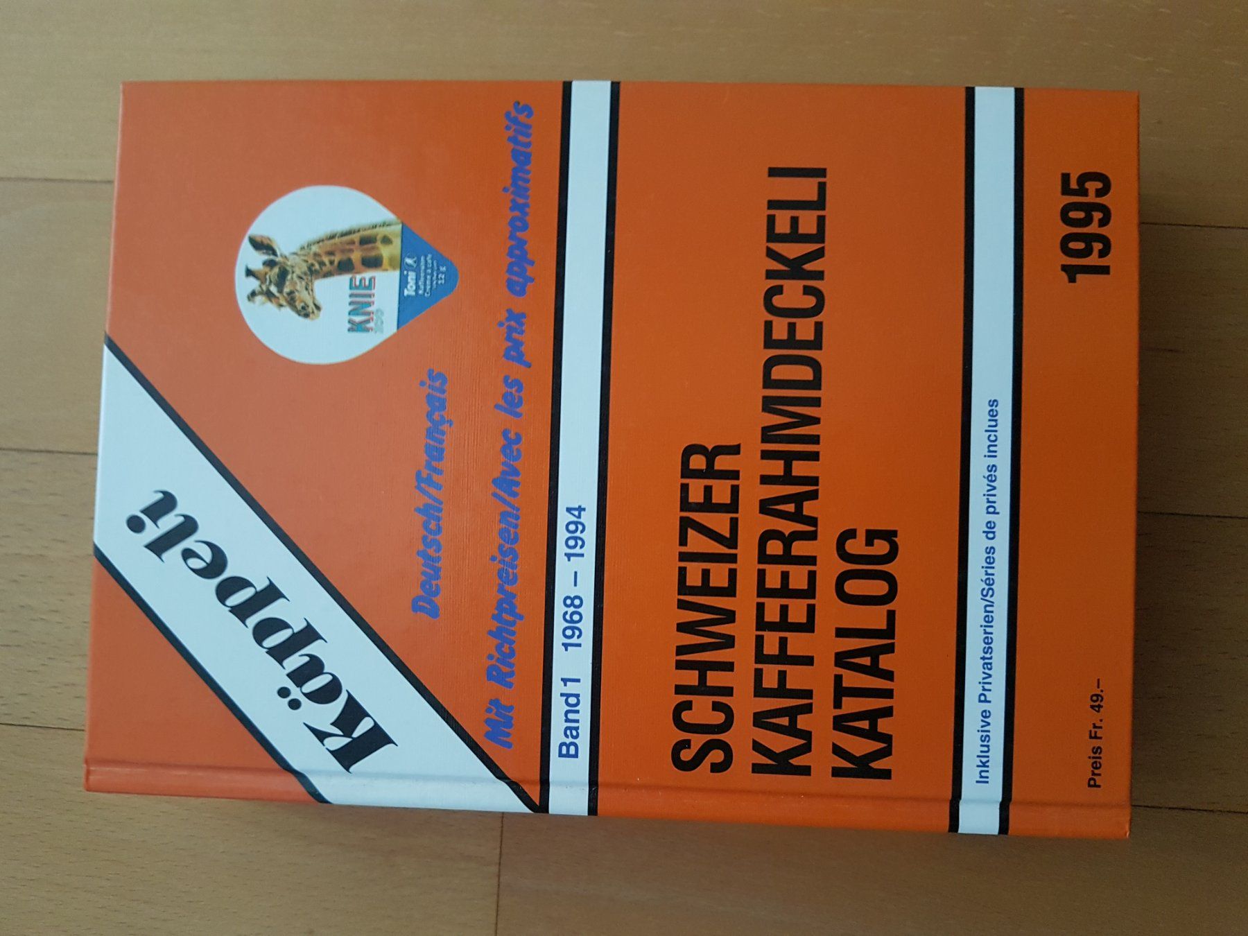 Libri: Schweizer Katalog Käppeli Kaeppeli Kafferahmdeckeli 1994 – Usato da Tobel venduto da YAMAHA14 3