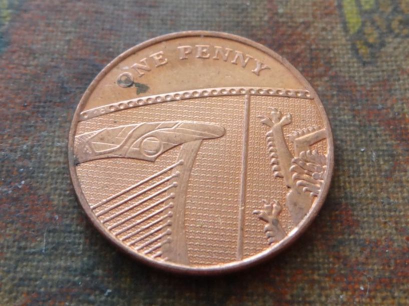 Alle Münzen: ROYAUME-UNI  1 Penny  2009 – Gebraucht aus Romanel-sur-Lausanne von Swift13 1