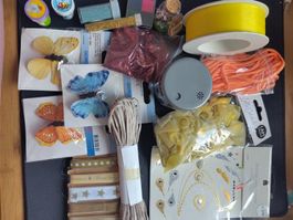 Bastelset Glitzer Schmetterling Neu Basteln Set 2