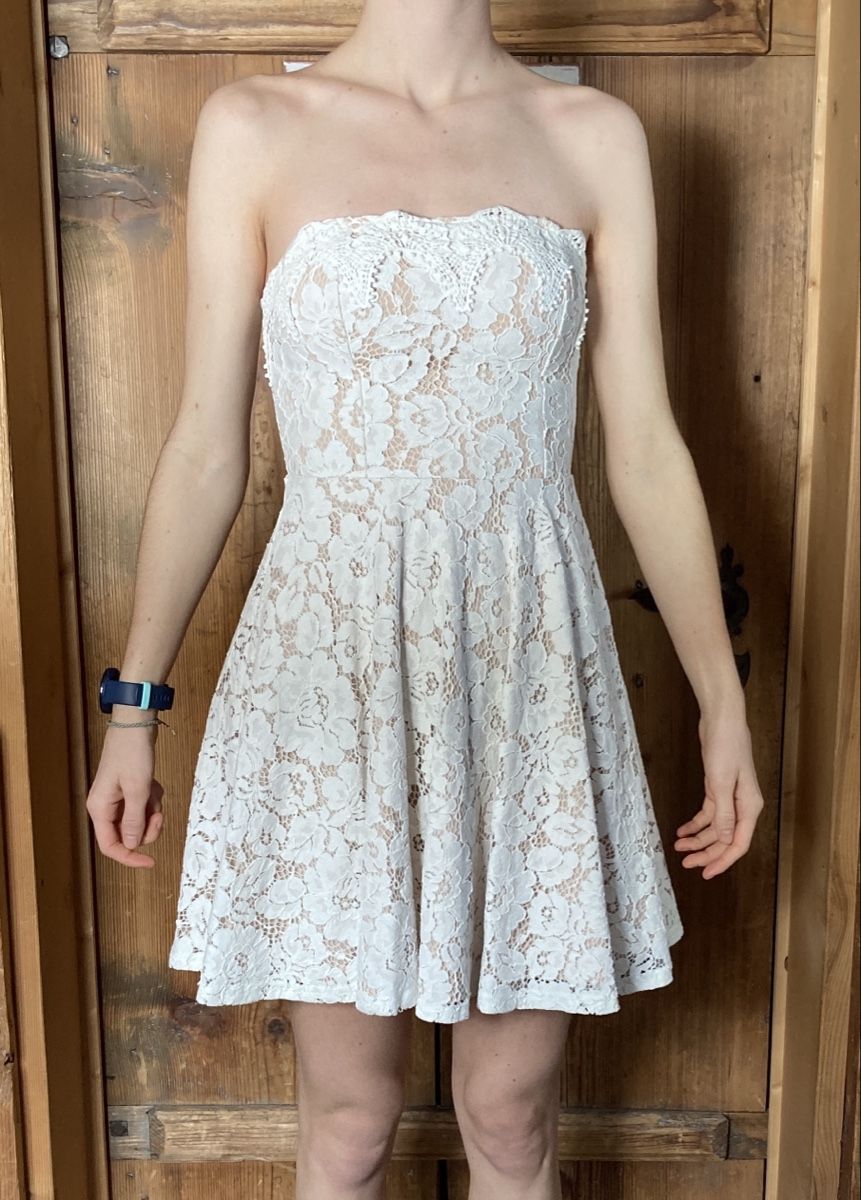Tally Weijl Vestiti: Weisses spitzen Kleid, Grösse S – Usato da Saanen venduto da mia_vogr 2