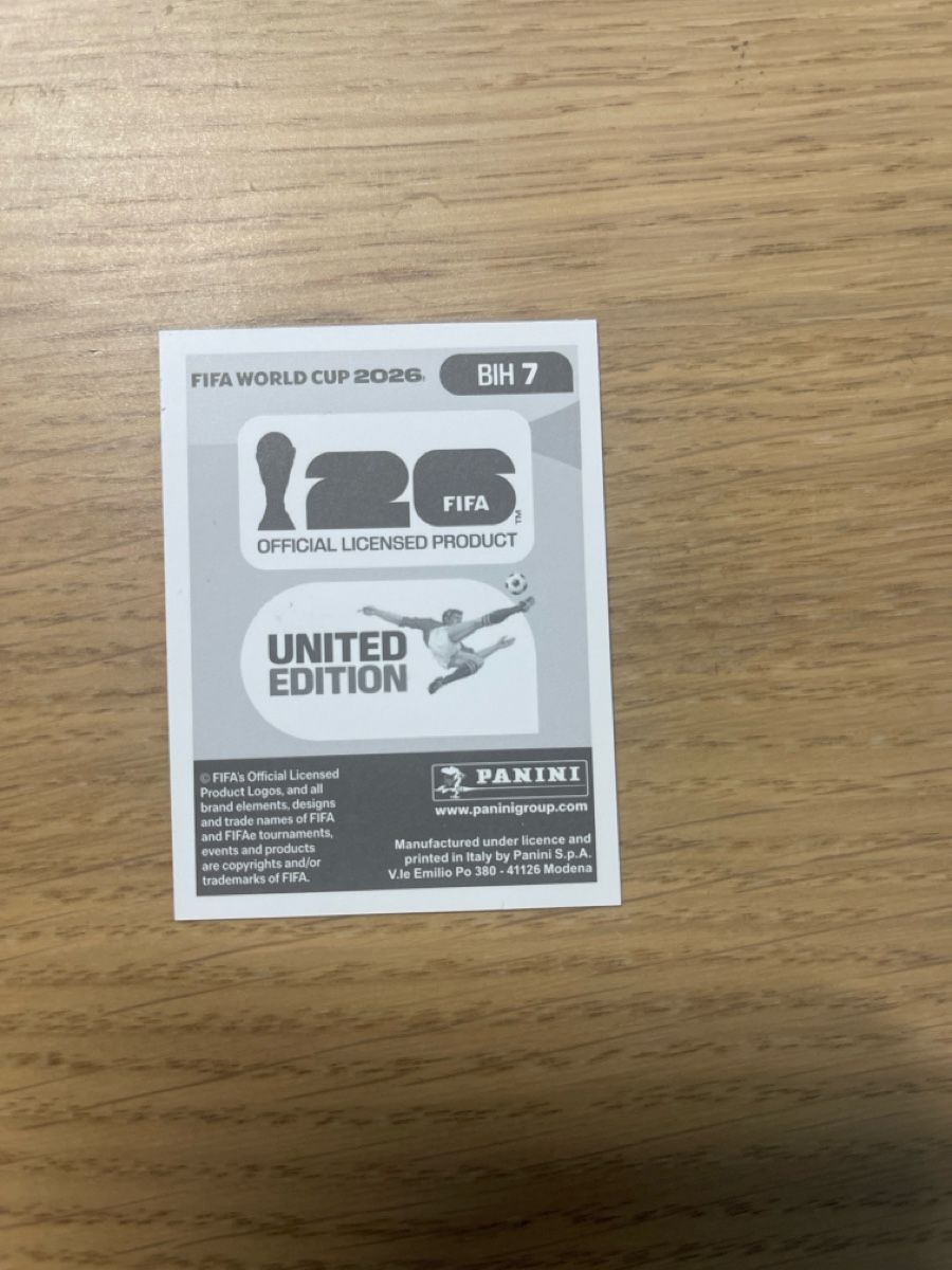 Sticker: Panini FIFA WC BIH 7 – Nuovo (secondo la descrizione) da Lausanne 26 venduto da mar_2ldv 1