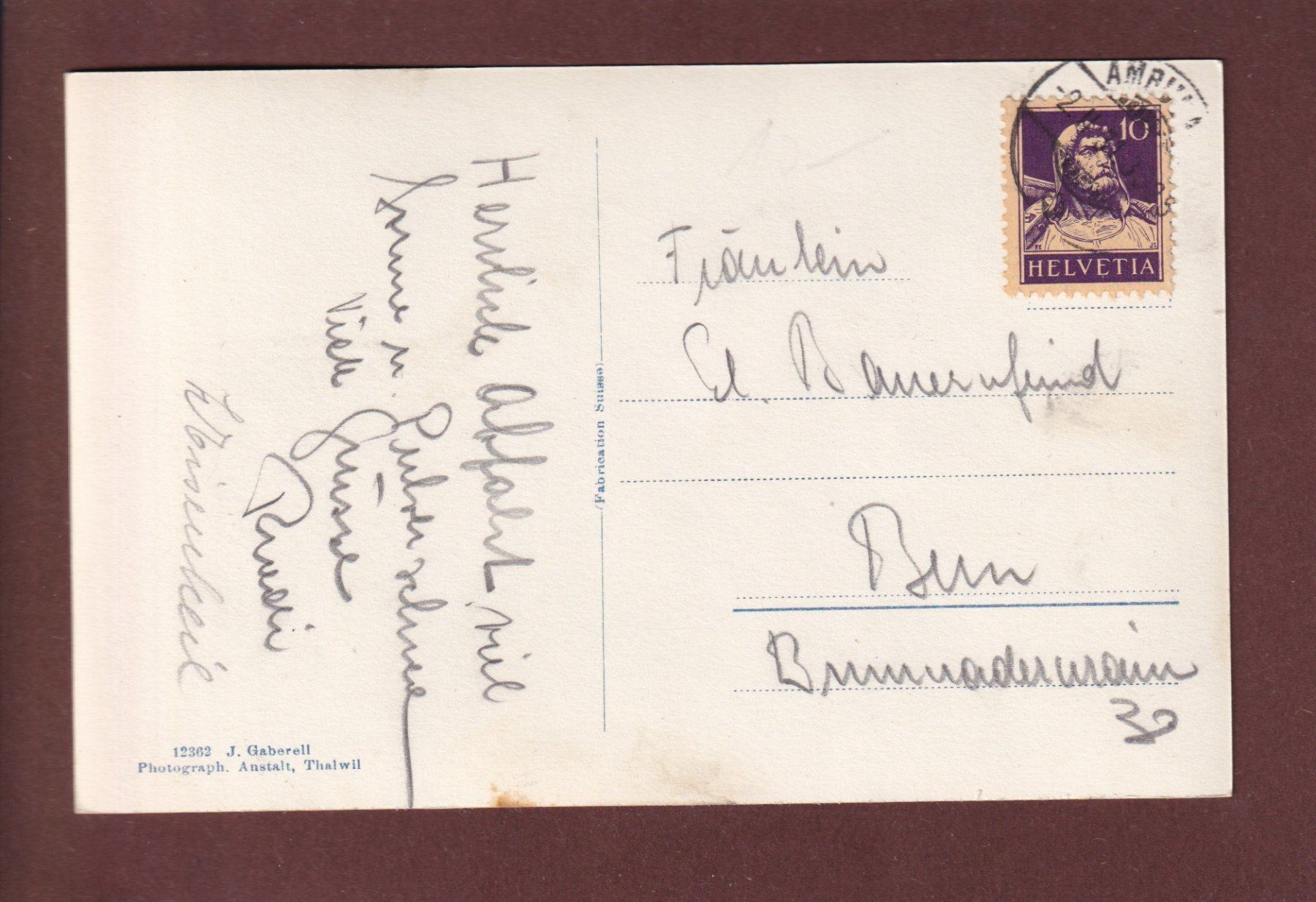 Cartoline postali: DAVOS - Parsennhütte - 1931 – Usato da Pully venduto da nicecards 1