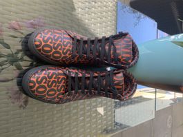 Missoni Sneakers Gr. 36 Orange/Schwarz Schriftmuster, top...