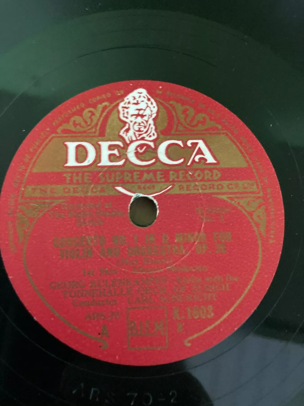 Dischi in vinile: Schellackplatte Bruch Konzert 1 Kulenkampff Decca Set – Usato da Hünenberg See venduto da mhm_7dg7 3
