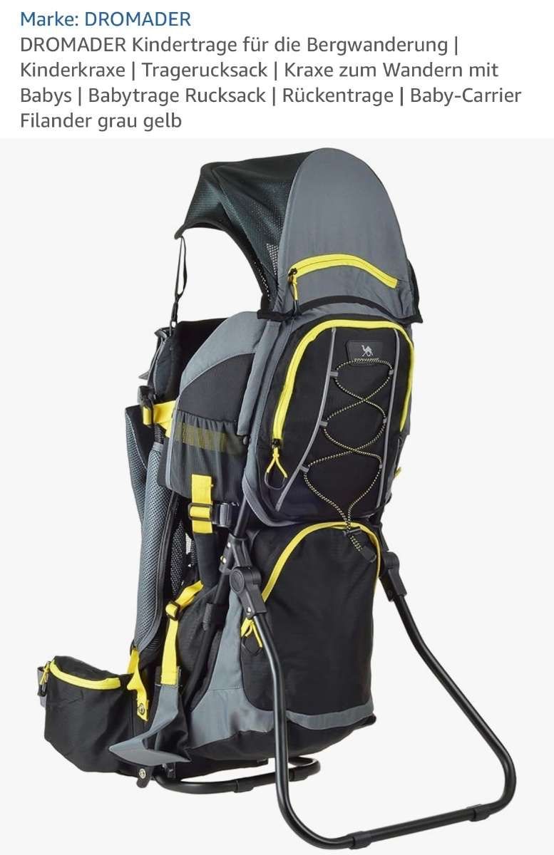 Bauch- & Rückentragen: Dromader Kraxe Kindertrage bis 22kg – Gebraucht aus Herrliberg von Tcardo 3