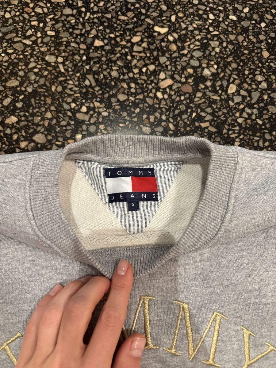 Tommy Hilfiger Maglioni & Felpe: Tommy hilfiger grey sweater size small – Usato da Zürich venduto da gva_r9gs 1