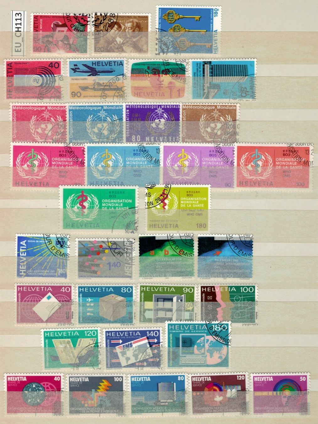 Tutti i francobolli: Schweiz, Genfer Ämter, EU_CH113 – Usato da Erlenbach ZH venduto da panstamps