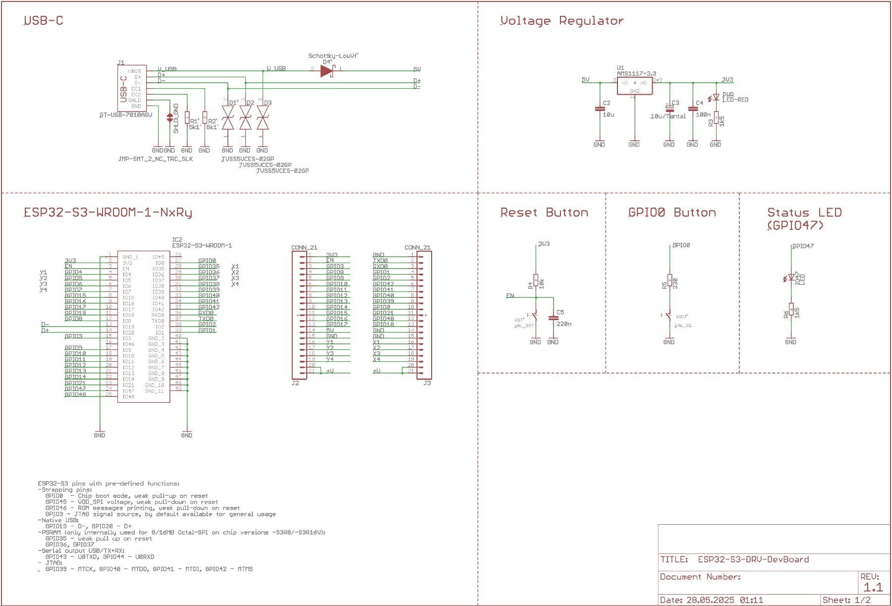 Componenti elettronici: YB-ESP32-S3-DRV DevBoard: 8-Channel Driver IC, PSRAM, USB-C – Nuovo e nell'imballaggio originale da Sursee venduto da allduino 6