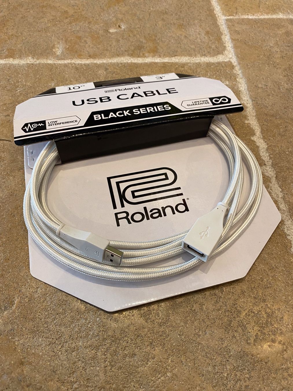 Cavi: Câble USB ROLAND blanc - rallonge - 3m – Nuovo e nell'imballaggio originale da Gland venduto da musiquegland 1