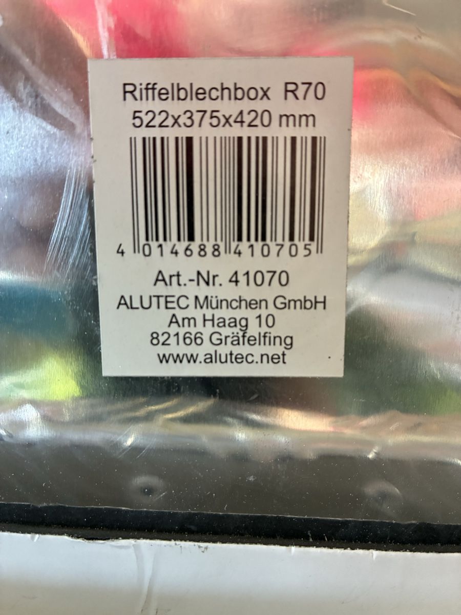 Casse di trasporto: Alu-Riffelblech Box – Nuovo (secondo la descrizione) da Busswil BE venduto da top_6sdg 2