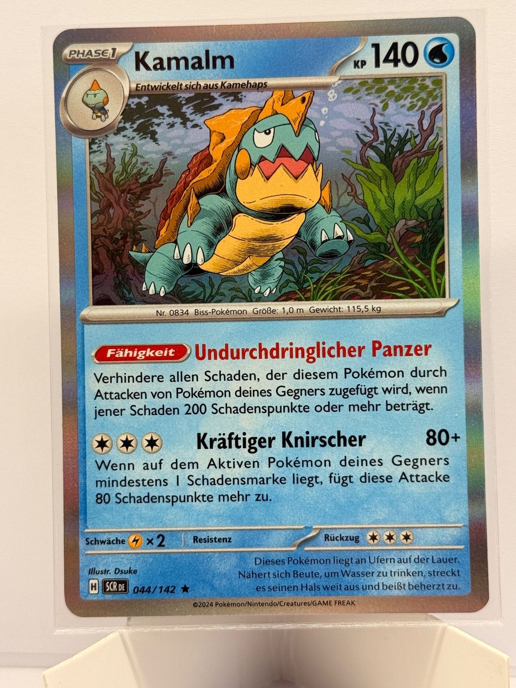 Pokémon Carte collezionabili: Kamalm SCR 044/142  Holo DE NM – Nuovo (secondo la descrizione) da bern venduto da Wankdorf_Retro
