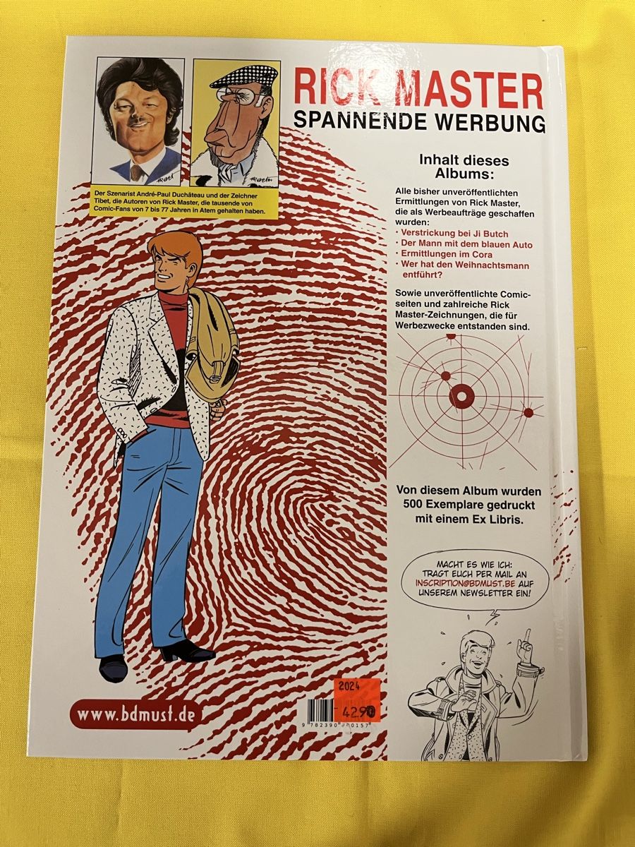 Fumetti: Rick Master Spannende Werbung Comic BD Must guter Zustand – Nuovo (secondo la descrizione) da Oberentfelden venduto da kar_sd97 1