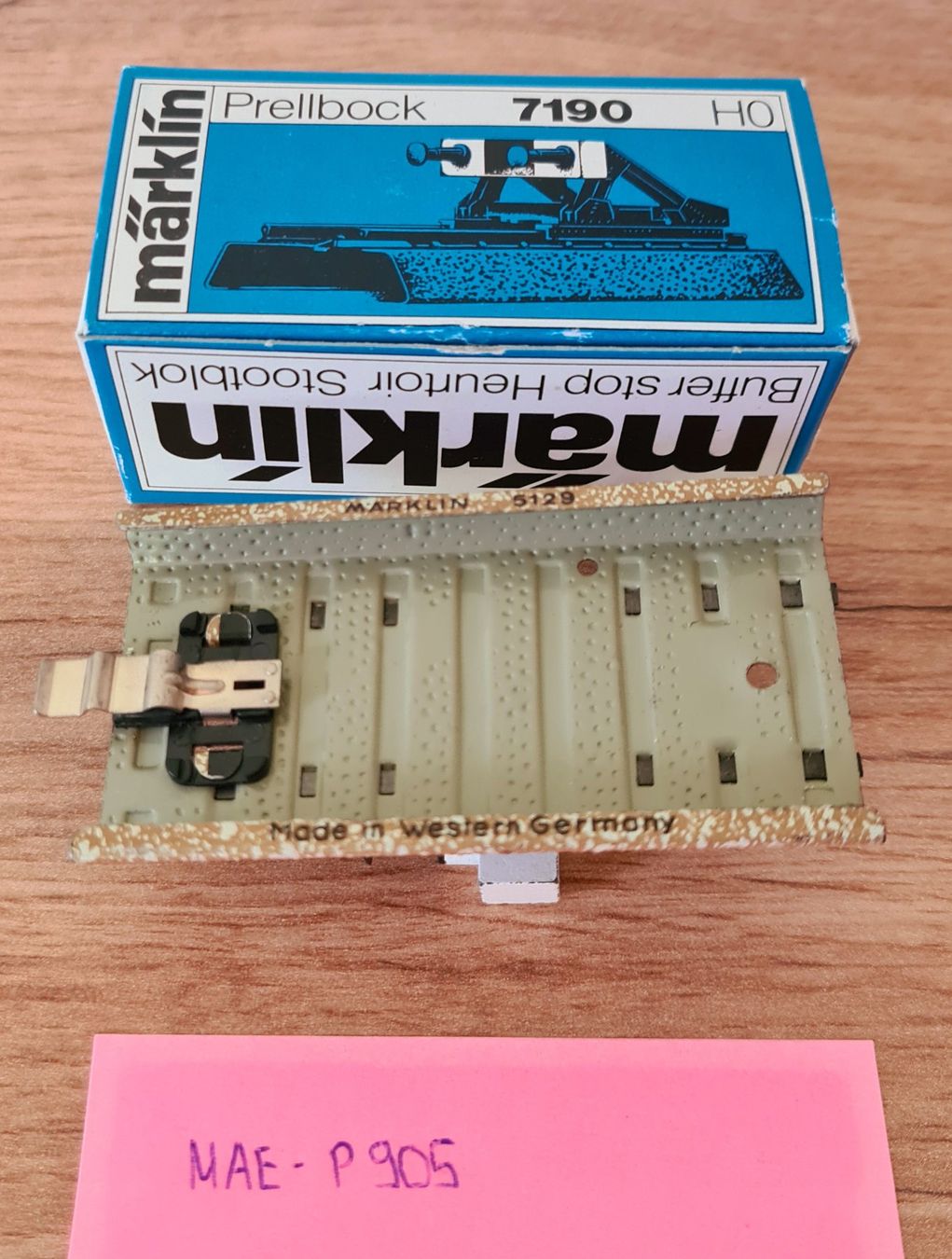 Märklin Modellini di ferrovie: Märklin H0, 1 Prellbock 7190 (MAE-P905) – Usato da Ruswil venduto da staka6017 1