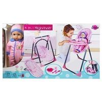 LISSI POUPÉE SOFT BABY CHAISE 4 EN 1