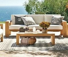 Tisch Teak Holz Loungetisch Couchtisch Wohnzimmertisch