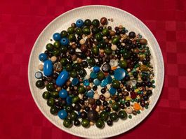 Schmuckperlen divers, 250g