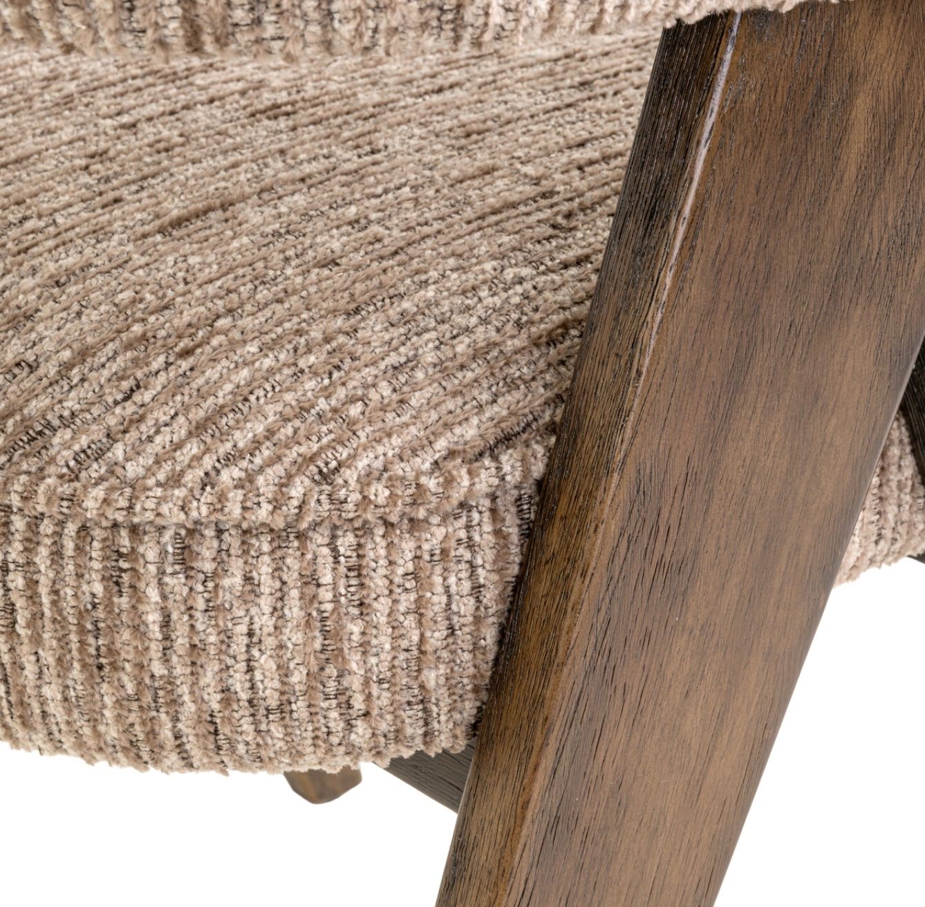 Sedie: RICHMOND INTERIORS** Dining chair Mori mocca linear fire ret – Nuovo e nell'imballaggio originale da Ruswil venduto da Miami-2026 7