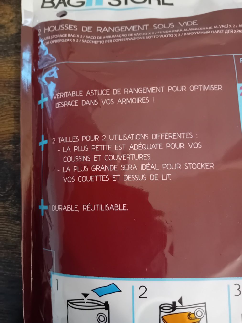 Altre valigie & borse da viaggio: 2 housses de rangement sous vide – Nuovo e nell'imballaggio originale da Grenchen venduto da Wolf313 8