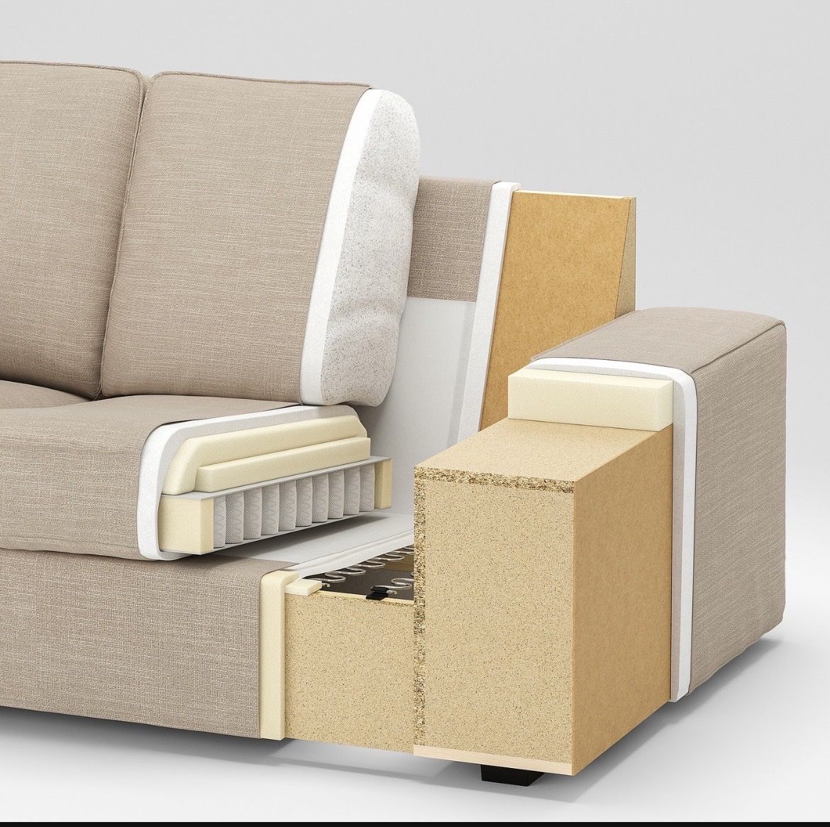 Divani: IKEA Kivik Sofa Bed dark grey 3-seater, good condition – Usato da Zürich venduto da eri_6gsh 3