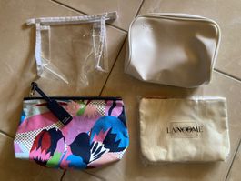 4 Kosmetiktaschen Set u.a. Lancôme, Estée Lauder, Boso