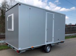 Bauanhänger Mobi Vezeko Pausenwagen Mannschaftsanhänger 4m