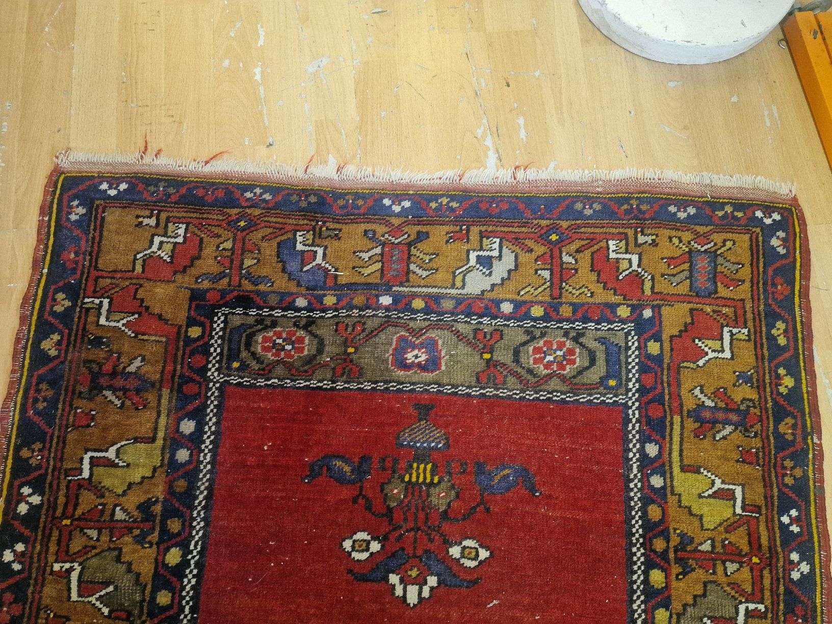 Teppiche: Orientteppich handgeknüpft rot blau mehrfarbig – Gebraucht aus BERN von Intarsia 4
