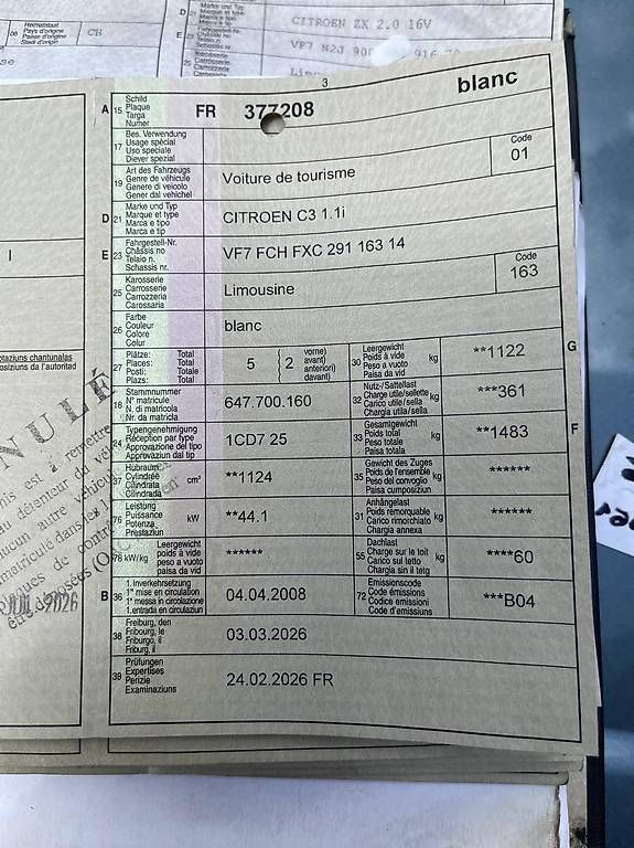 Automobili: Citroën c3 1,1i – Usato da Vernayaz venduto da garageducasino 3
