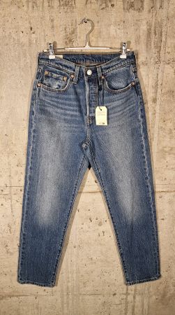 Levi’s 501 Crop Damen Jeans W26 L28 / EU 36 Blau – Neu