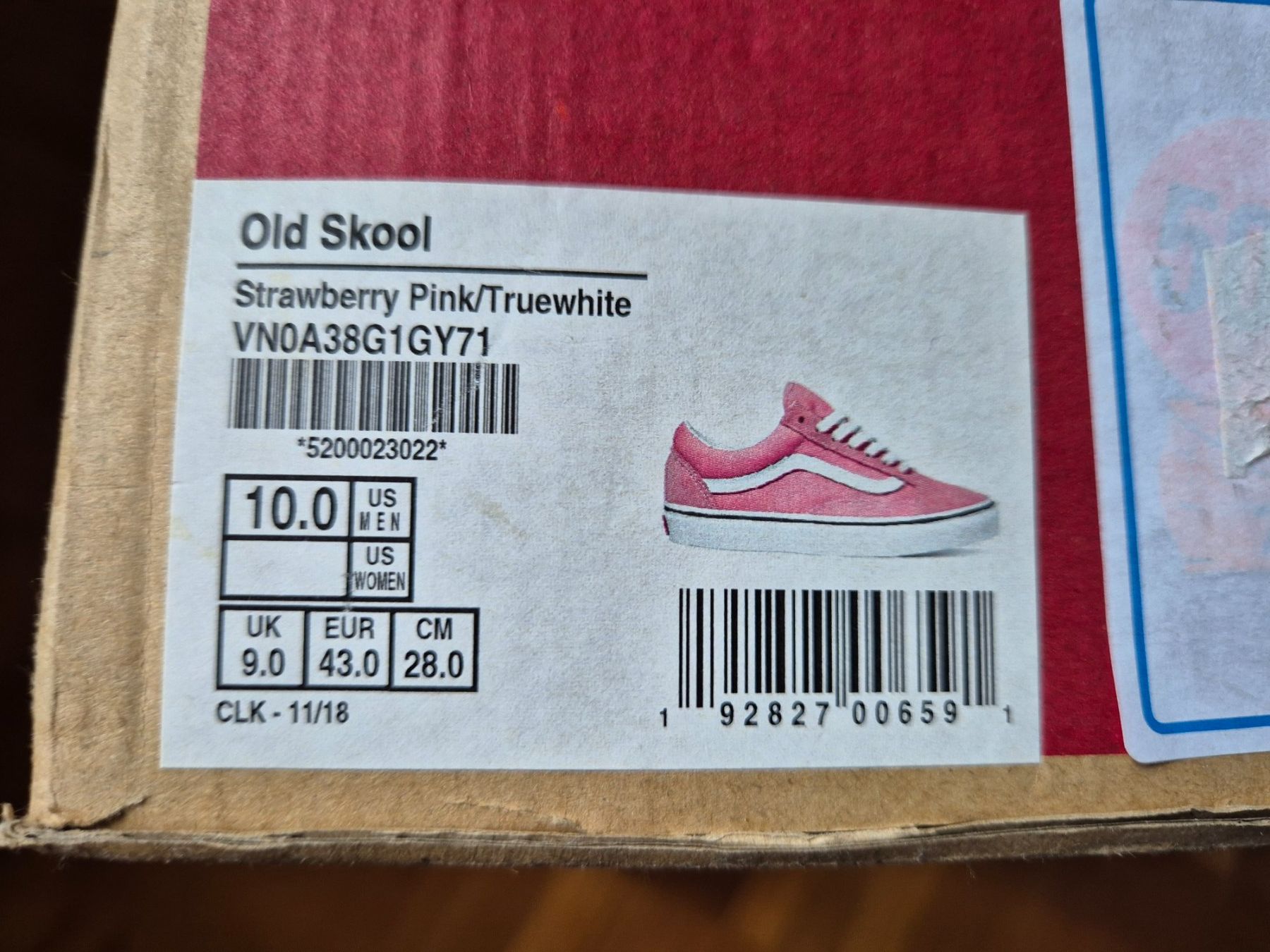 Vans Herrenschuhe: Vans Sneaker Old Skool Gr. 43 pink – Neu und originalverpackt aus Lohn-Ammannsegg von Ricarda72 1