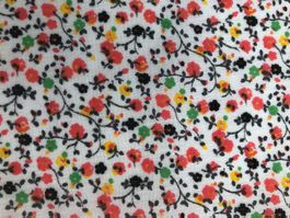 Stoff mit kleinen Blumen, aus den 1970er Jahren