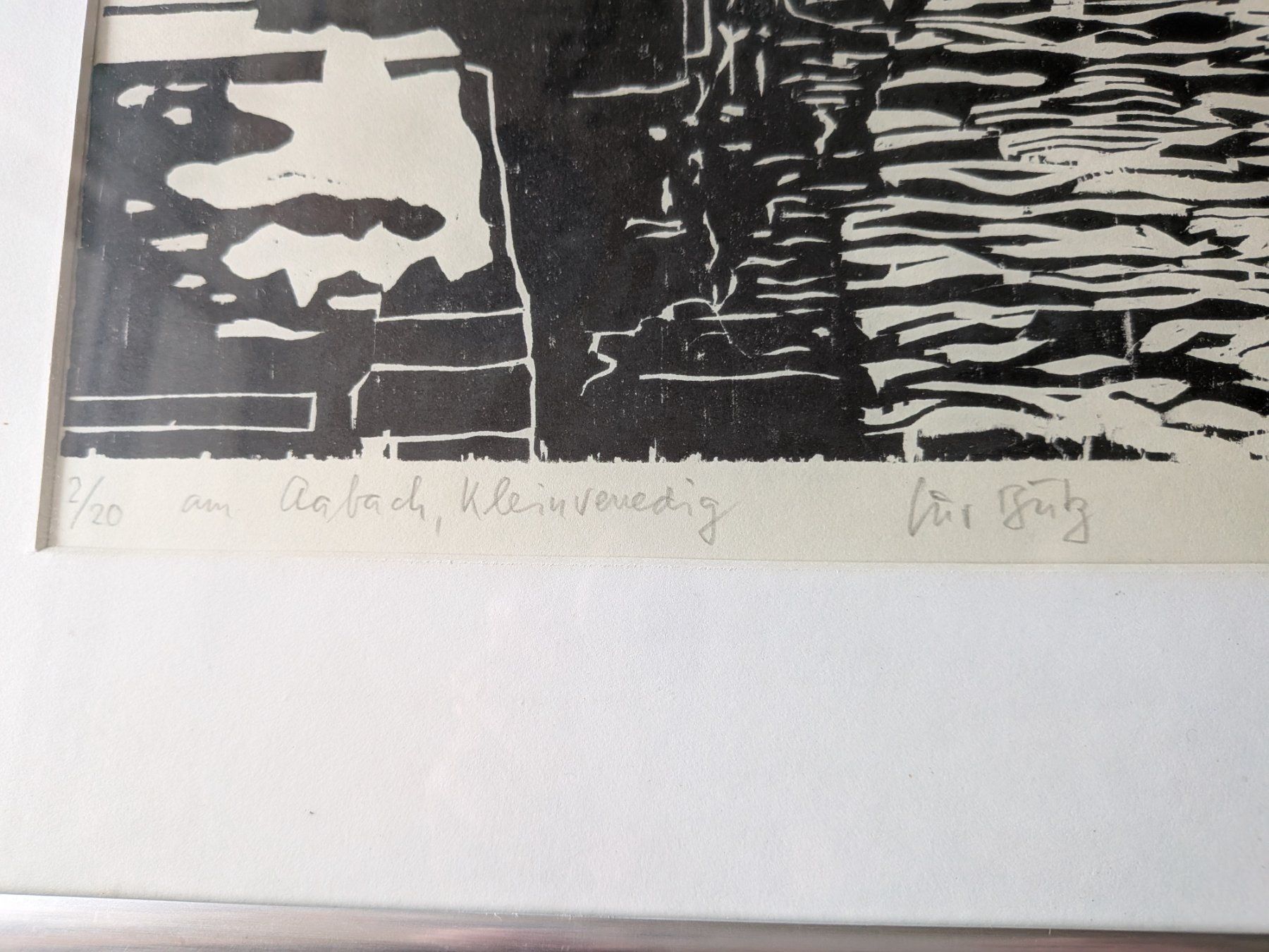 Xilografie: Holzschnitt E. Weber Abach/Kleinvenedig – Usato da Emmen venduto da magelan 3