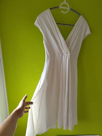 Schwangerschafts-Brautkleid Grösse M/L