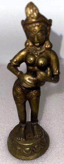 Figuren: Antike Bronze Göttin Figur Indien ca. 1900 – Gebraucht aus Lutzenberg von Pinschi01
