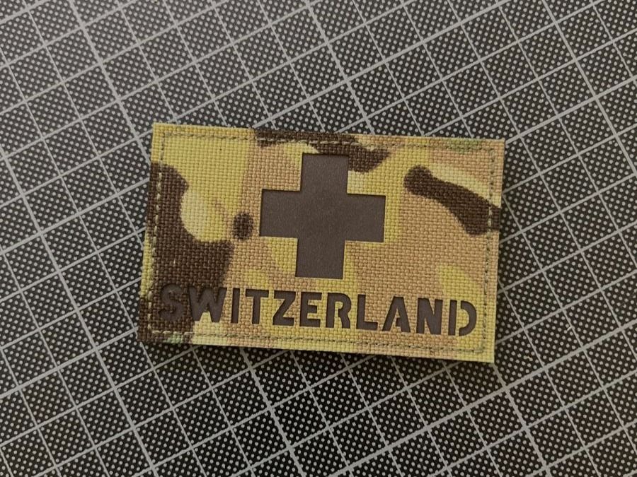 Plaketten & Abzeichen: Switzerland Lasercut Multicam IR Velcro Patch *** – Neu und originalverpackt aus Fruthwilen von speex 1