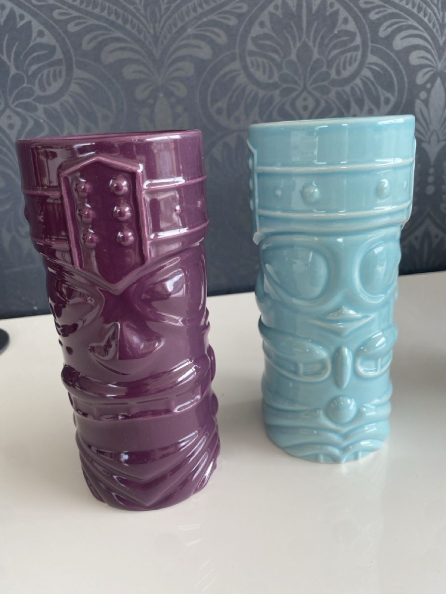 Tassen: 4 Exotische Tiki mugs von GenWare – Gebraucht aus Flawil von KeJuNe 3
